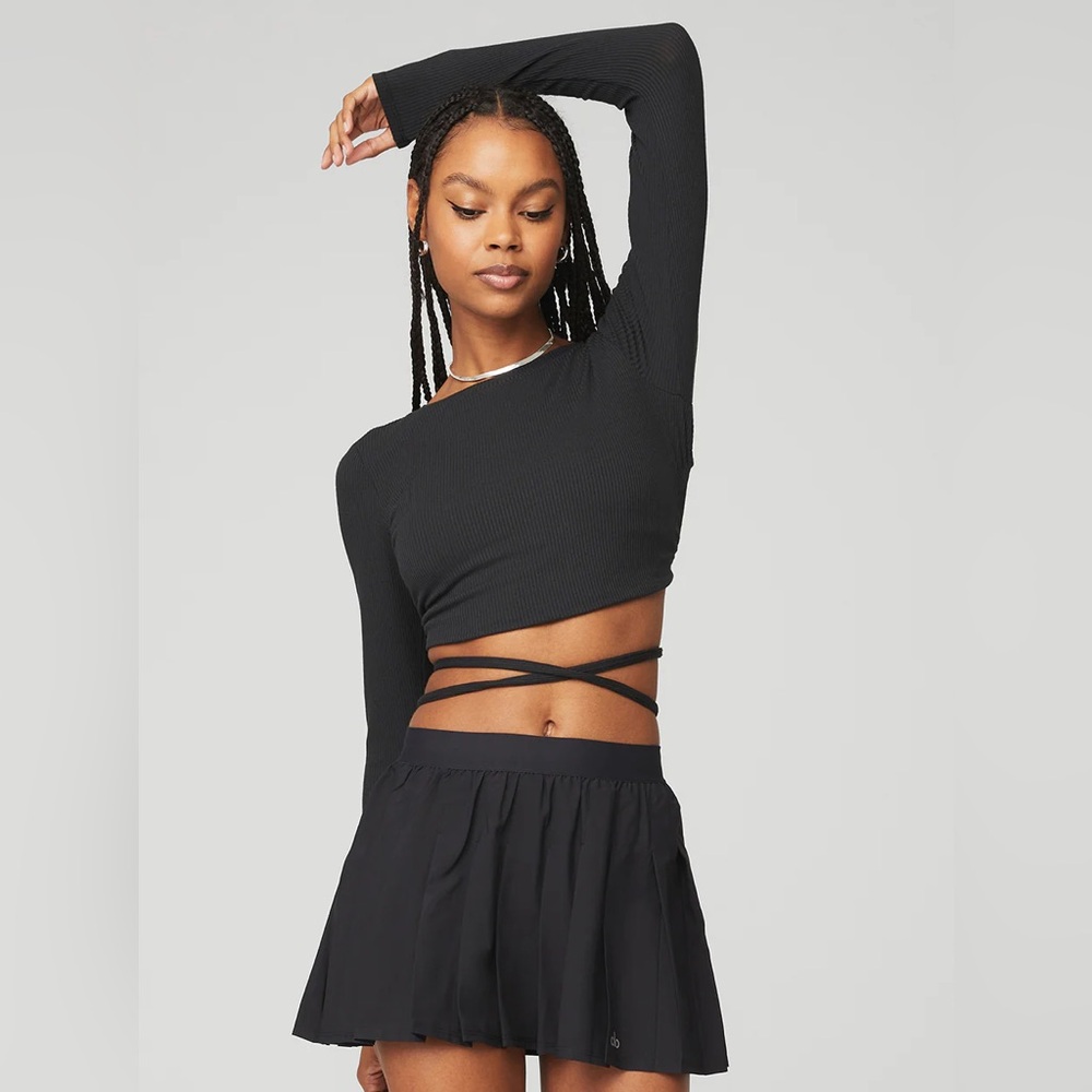 Alo Yoga Ribbed Manifest Long Sleeve